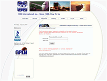 Tablet Screenshot of mail.bdginternational.com